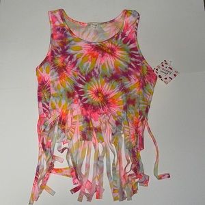 Tye dye crop top